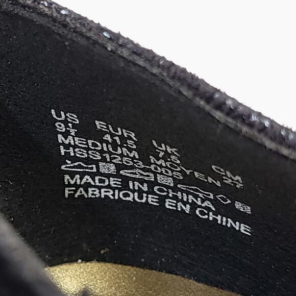 Soft Style Hush Puppies Shoe Size 9.5 Black Heel - Picture 8 of 9